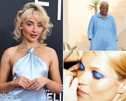 The Rise of Blue: Key Fashion and Beauty Trends for 2025 cover photo collage