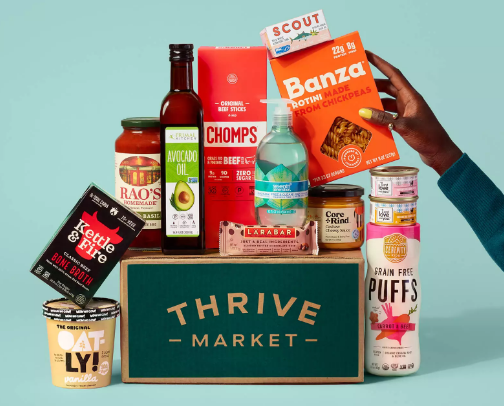 Thrive Market ,With the best things for you and your loved ones🛒✨ cover photo collage