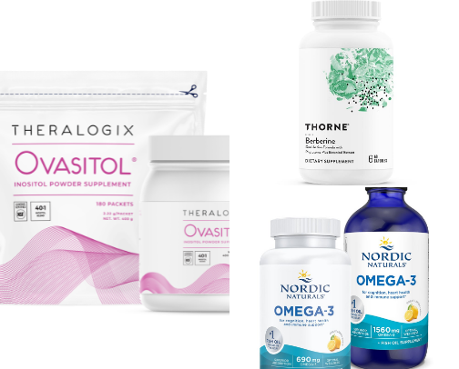 My Favorite Supplements as a Woman with PCOS ❤️🥰 cover photo collage