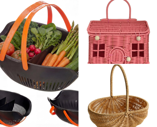 Garden Harvest Baskets That Let Me Sort Vegetables While I Pick Them cover photo collage