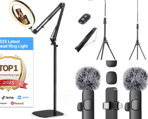 Lights, Camera, Crochet: Recording Essentials cover photo collage