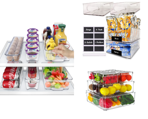 Refrigerator Organizer cover photo collage