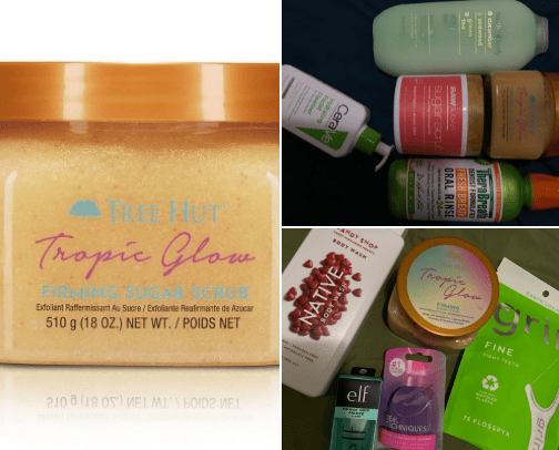 WHAT I USE DAILY FOR MY FACE AND BODY 🤌🏽 cover photo collage