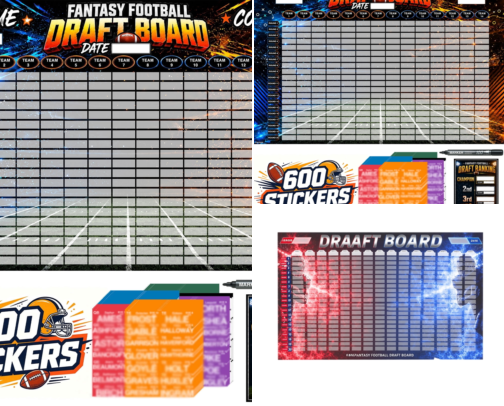 I Finally Found Fantasy Football Draft Supplies That Made Our League Feel Pro cover photo collage