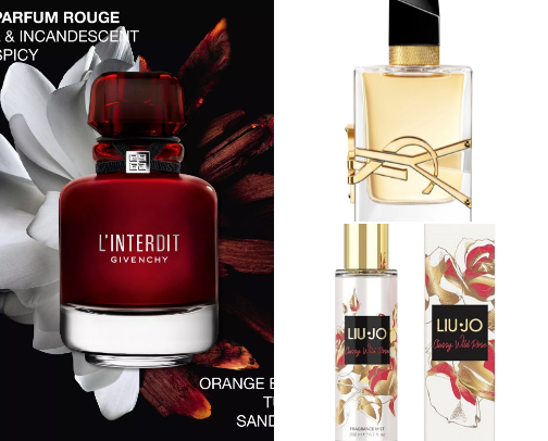Perfumes cover photo collage
