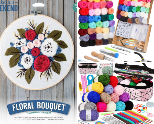 Cozy Screen-Free Hobbies for Gen X Women cover photo collage