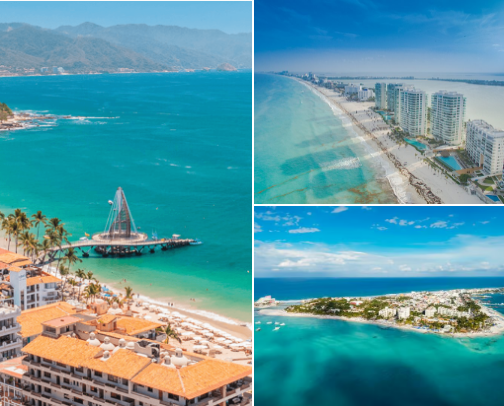 Travel around the world cover photo collage