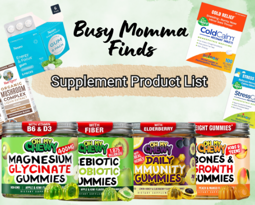 My favorite supplements cover photo collage