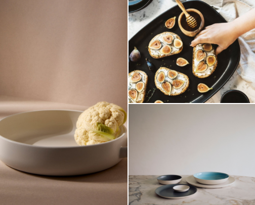 🤍 Stoneware Serving Platters cover photo collage