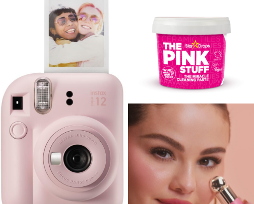 Pink girl essentials🌸🎀 cover photo collage