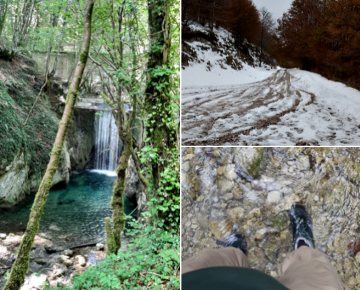 Necessary for trekking cover photo collage