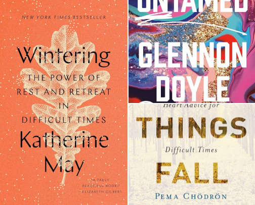 My juiciest self-help book recs cover photo collage