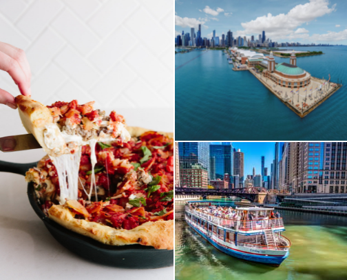 Chicago Anti-List (A Trip planned for my Mortal Enemy) cover photo collage