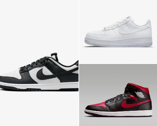 NIKE trainers you will love. cover photo collage