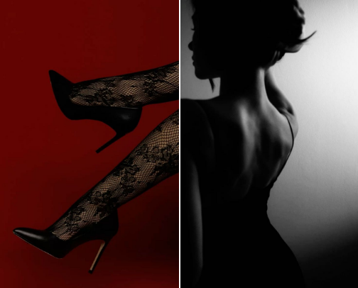 You don’t just walk in them – you rule in them.👠 cover photo collage