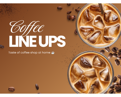 Coffee Lineup ☕️ cover photo collage