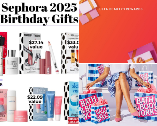 December birthday Freebies cover photo collage