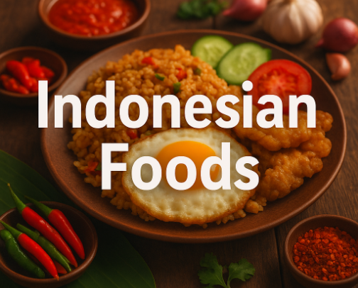 Indonesian Foods cover photo collage