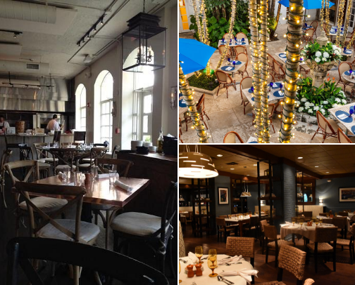 Palm beach Restaurant guide cover photo collage
