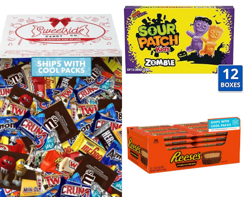Trick-or-Treat Treasures I Swear Kids Go Crazy For cover photo collage