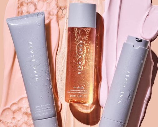 Fenty Skin cover photo collage