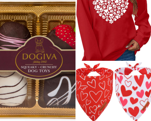 The Best Valentine-Themed Dog Gifts cover photo collage