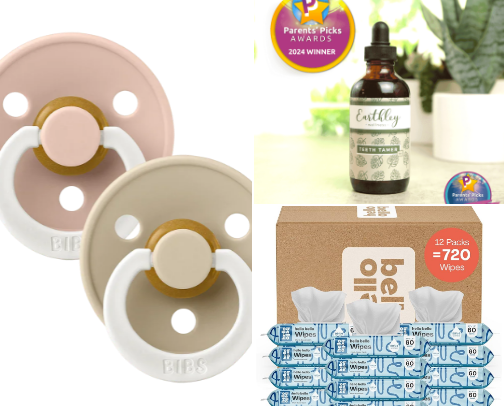 Baby items cover photo collage