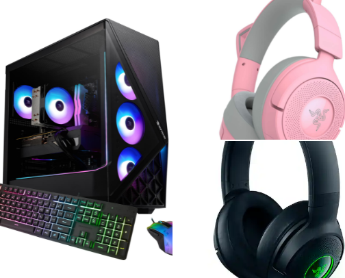 My personal pc set up cover photo collage