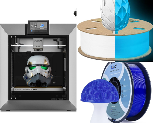 3D printing and at home manufacturing. cover photo collage