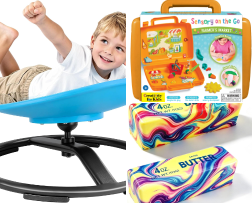 Kids toys cover photo collage