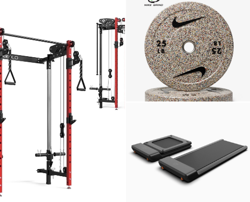 At home gym equipment for smaller spaces 💪🏽🏋🏼‍♀️ cover photo collage