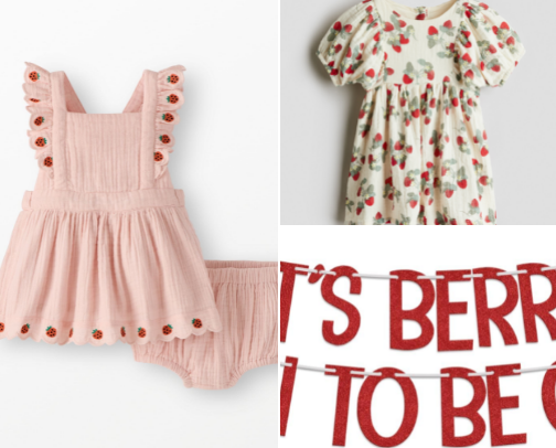 Berry First Birthday Inspiration 🍓 cover photo collage