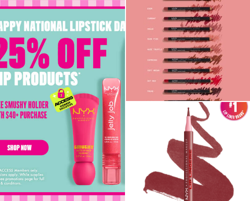 Nyx makeup cover photo collage