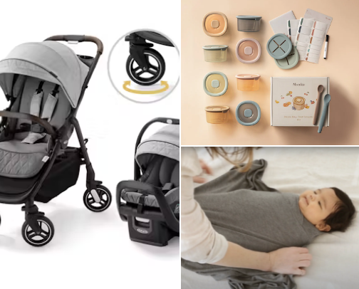 New Mom essentials cover photo collage