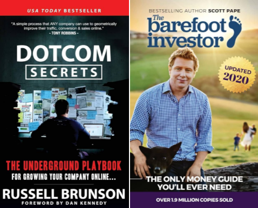"The Money Books Rich People Actually Recommend"💸 cover photo collage