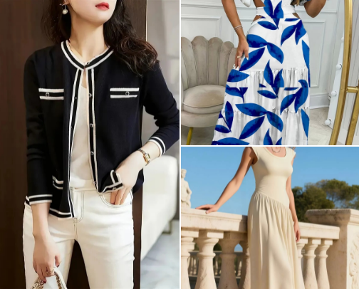 Clothes from DRESSIN cover photo collage