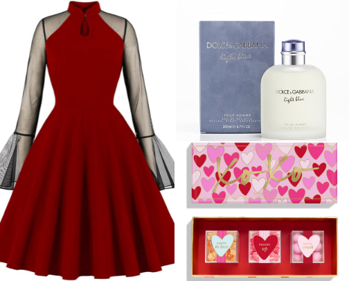 Valentine's Day cover photo collage