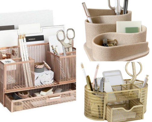 Cute & Productive Work-From-Home Desk Setup for Women cover photo collage