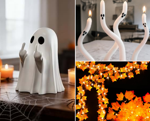 Halloween Decor Finds cover photo collage