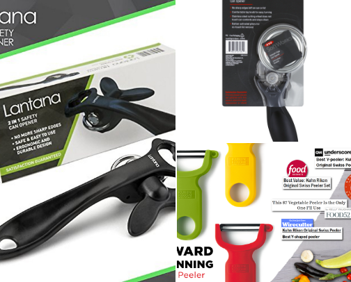 The Lefty Kitchen Guide: 15 Ergonomic Cooking Tools cover photo collage