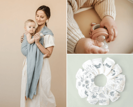 Low-tox Baby Things cover photo collage