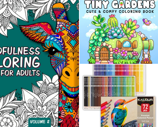 COLORING FAVORITES cover photo collage