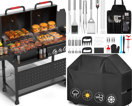 Backyard Grill Station Essentials: Must-Haves for the Perfect BBQ Setup cover photo collage