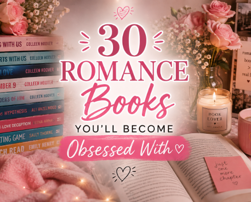 30 Best Romance Books to Add to Your Next Read📚💕 cover photo collage