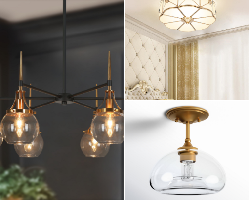 Lighting Up Your Life - Interior Lighting cover photo collage