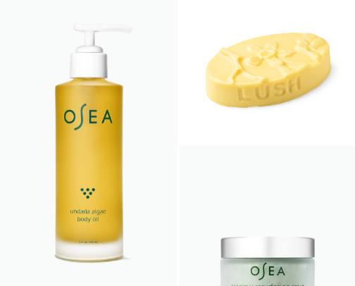 Pregnancy skincare cover photo collage