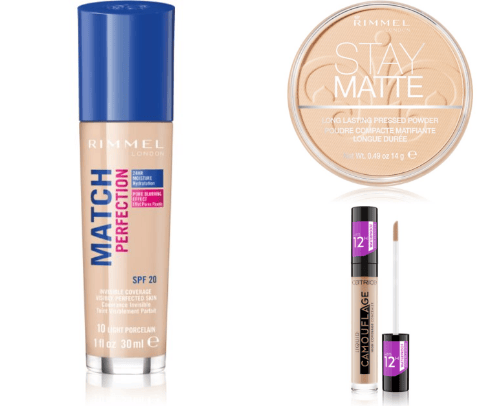 face makeup for oily skin cover photo collage