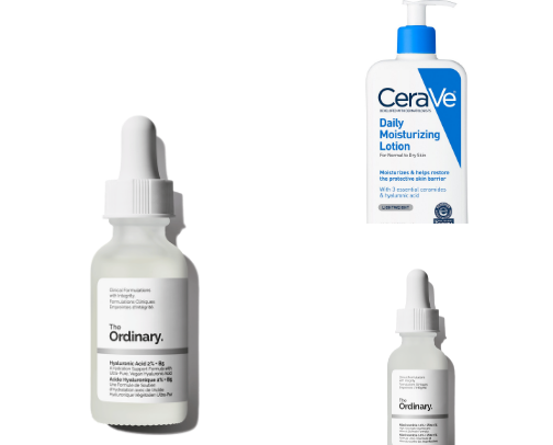 Skin care cover photo collage