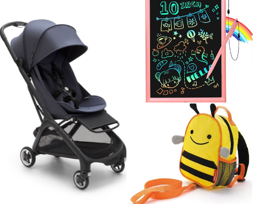 Travelling overseas with a toddler - must have items! ✈️ cover photo collage