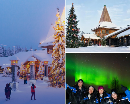 Rovaniemi, Finland cover photo collage